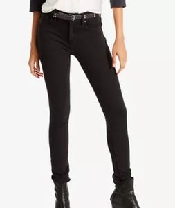 Levi's Black 721 High Rise Skinny Jeans